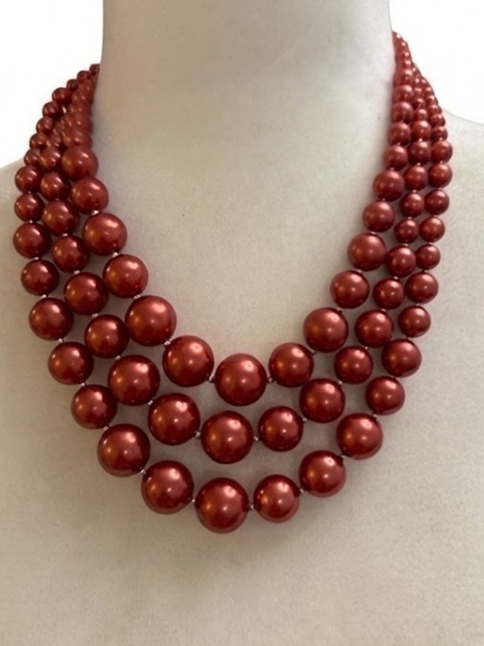 Charter Club Five-Strand Glossy Bead Necklace